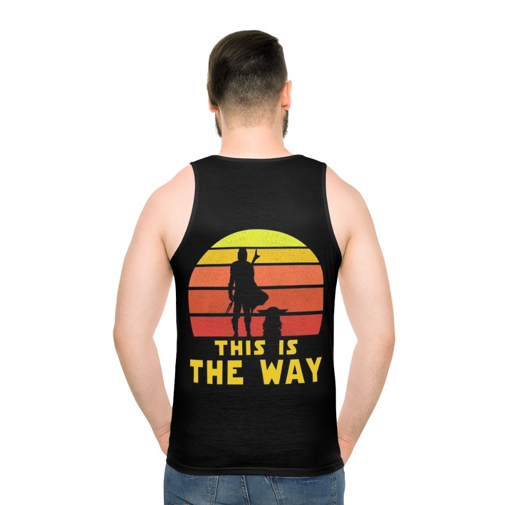 Mandalorian Retro Unisex Tank Top