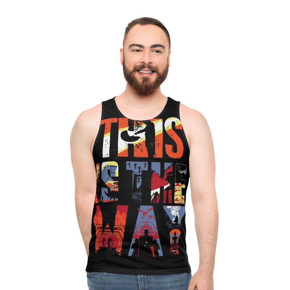 Mandalorian Star Wars Unisex Tank Top