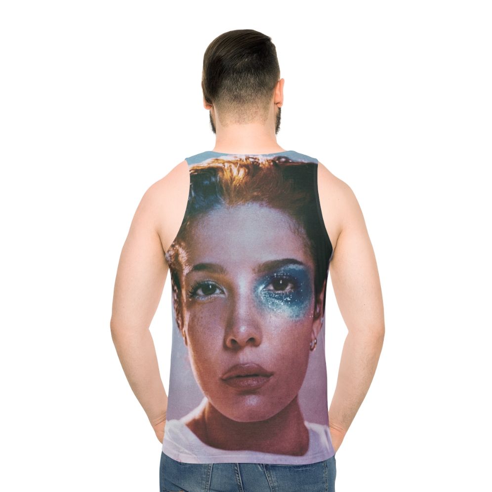 Manic Unisex Tank Top featuring Halsey album art