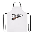 Manly men's apron featuring characters and references from the TV show Two and a Half Men