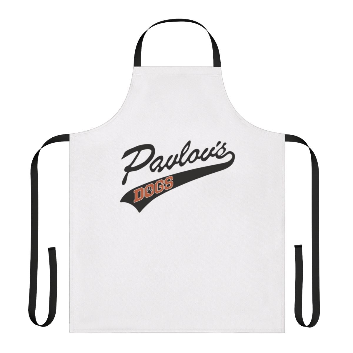Manly men's apron featuring characters and references from the TV show Two and a Half Men