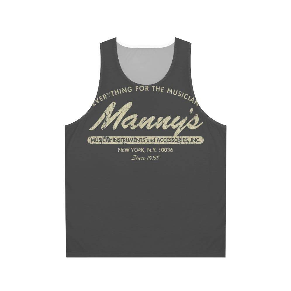 Manny's Music 1935 Unisex Tank Top for Guitarists and Musicians