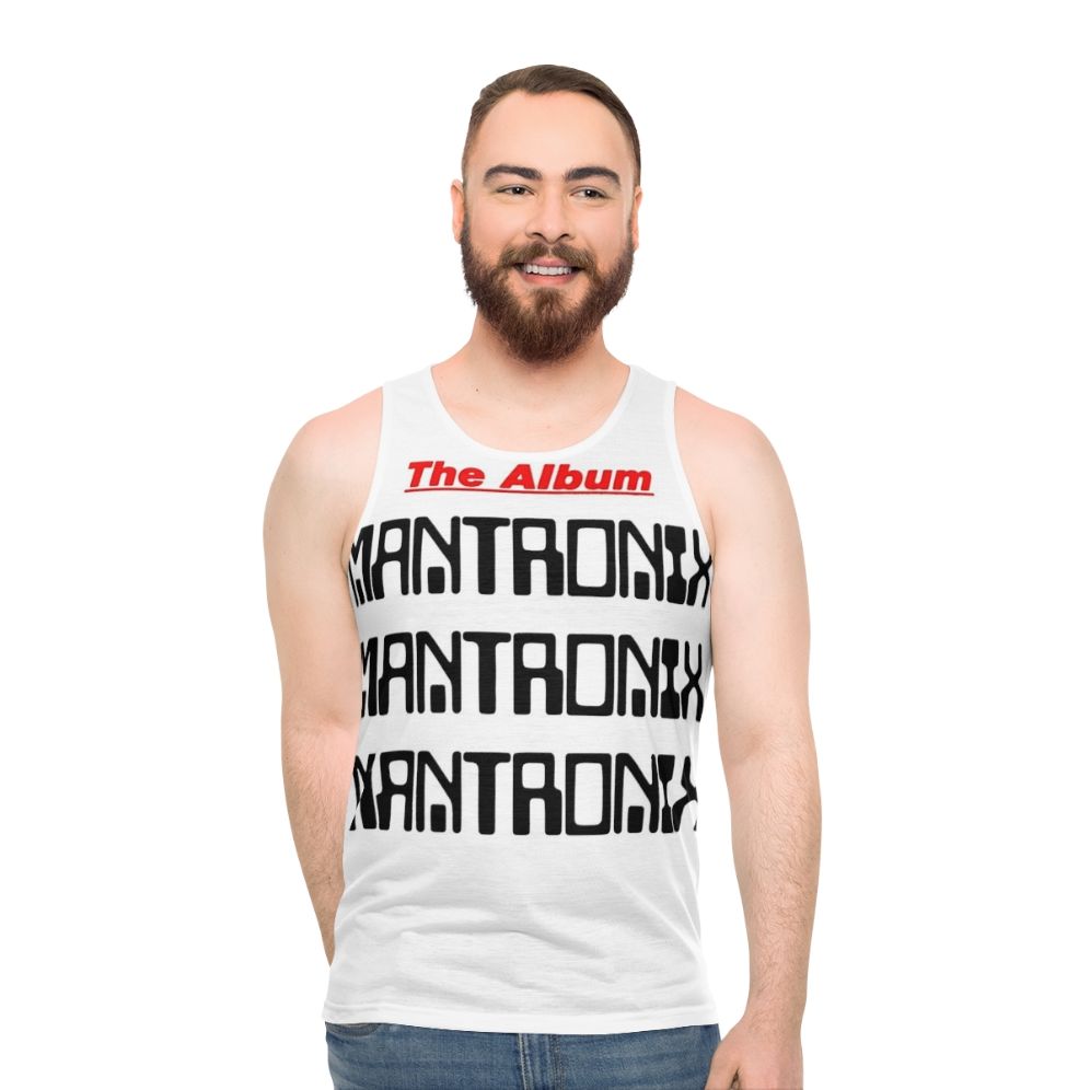 Mantronix Unisex Tank Top with Vintage Hip Hop Graphic