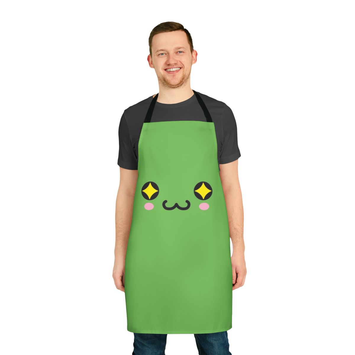 Maple-inspired slime apron with a cute, bubbly design