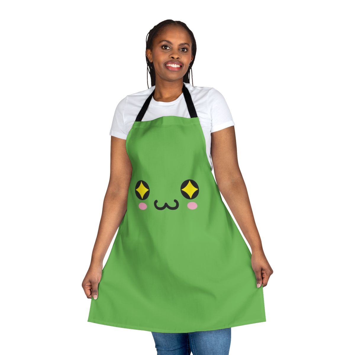 Maple-inspired slime apron with a cute, bubbly design