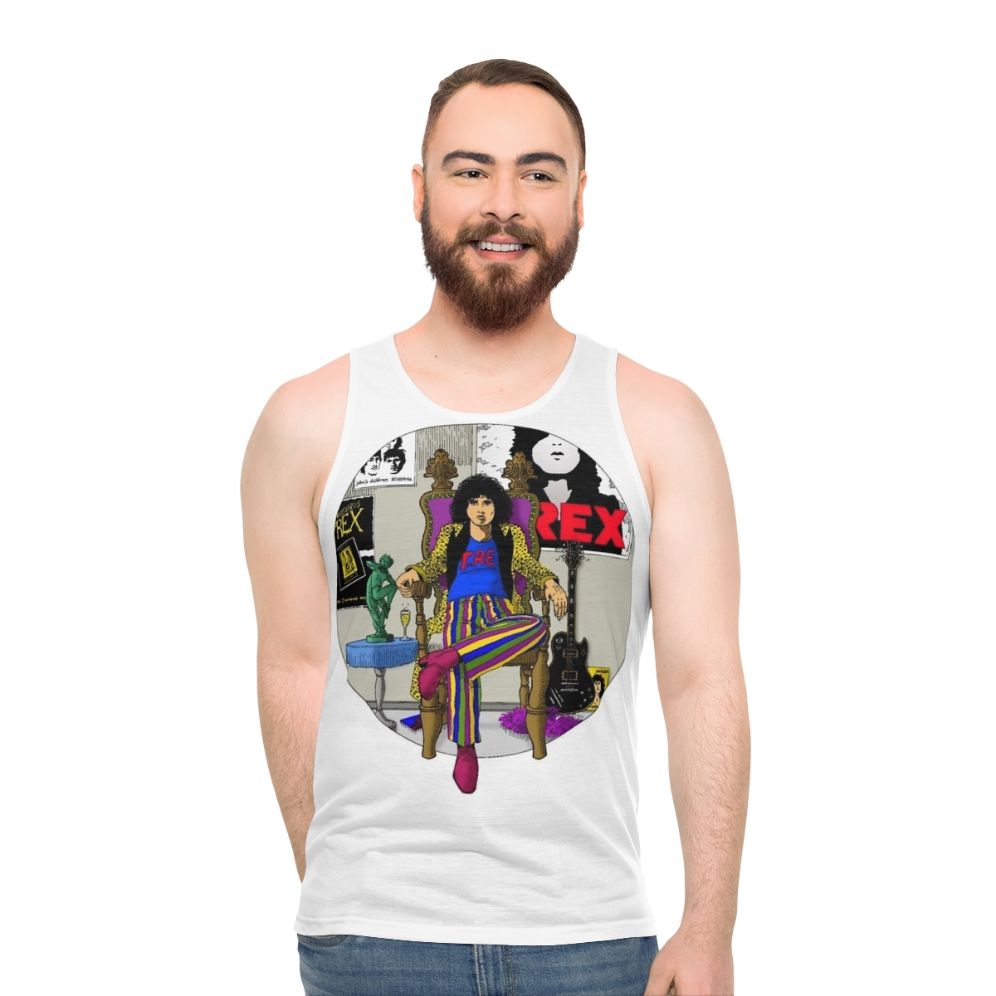 Marc Bolan T Rex Glam Rock Unisex Tank Top