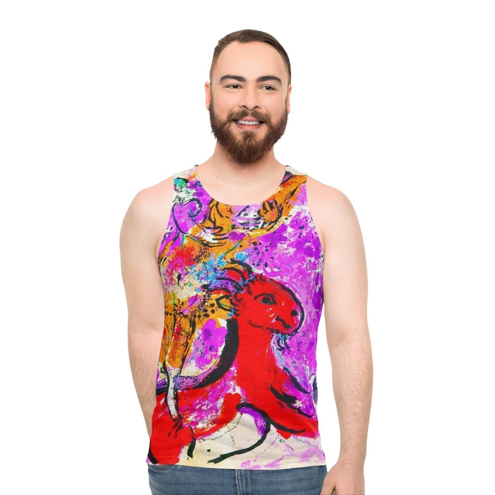 Marc Chagall Art Unisex Tank Top