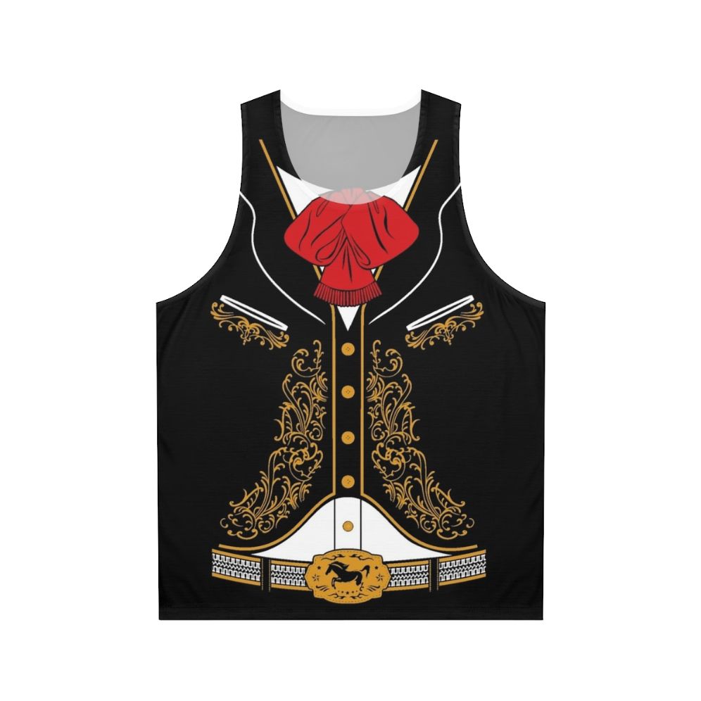 Mariachi charro costume unisex tank top