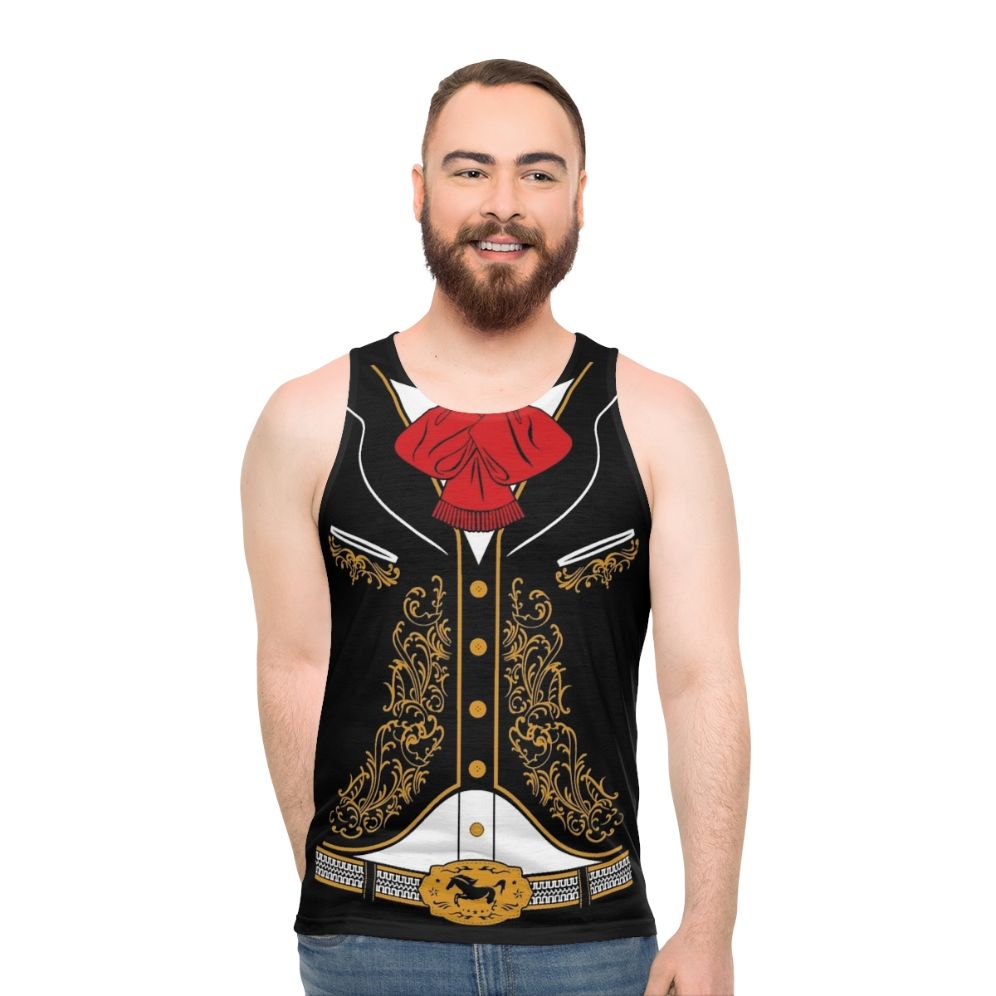 Mariachi charro costume unisex tank top