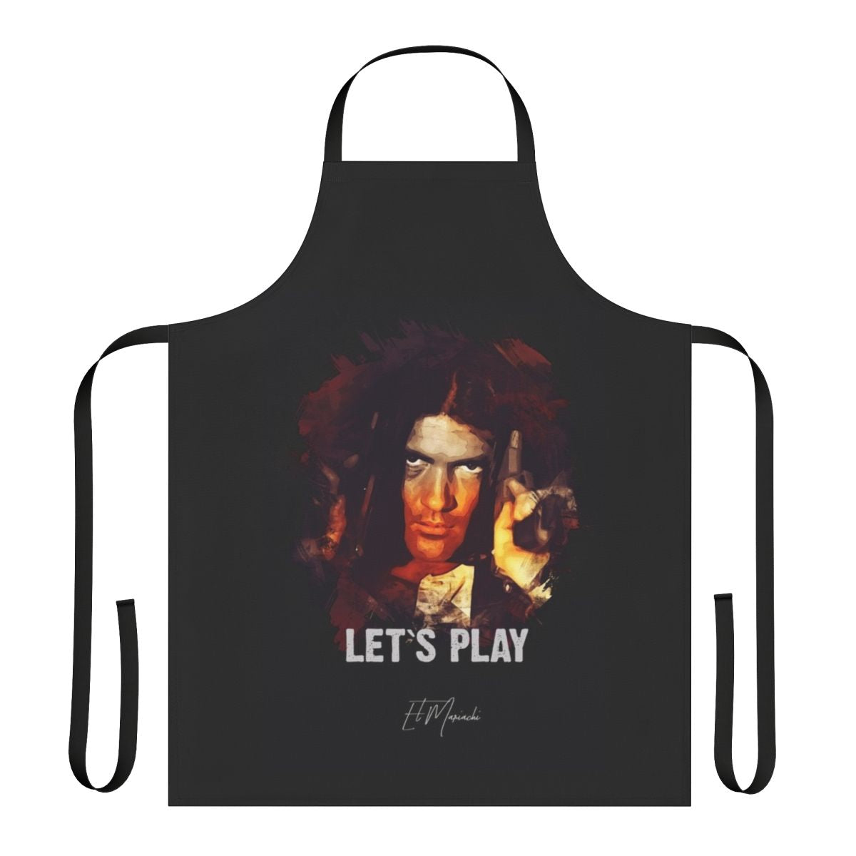 Mariachi-patterned apron for movie enthusiasts