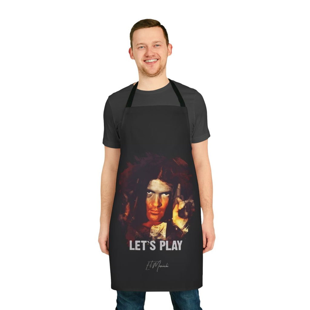 Mariachi-patterned apron for movie enthusiasts