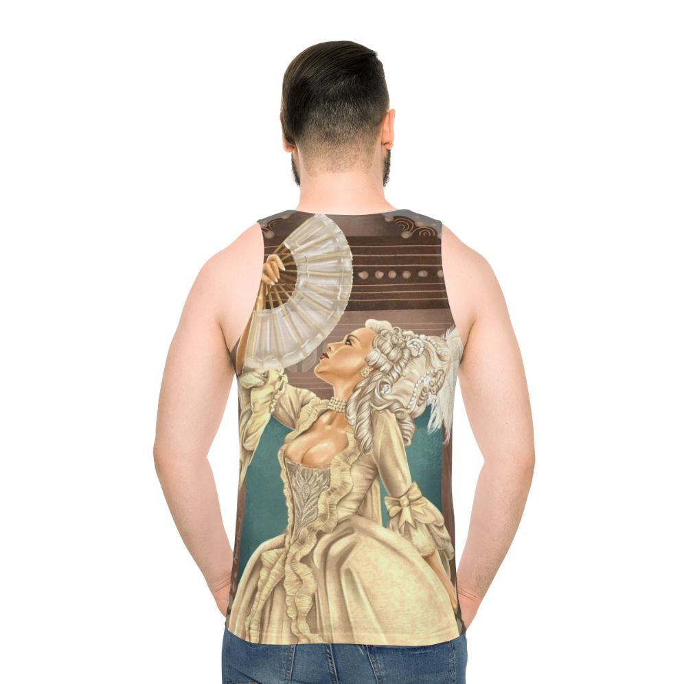 Marie Antoinette inspired unisex tank top