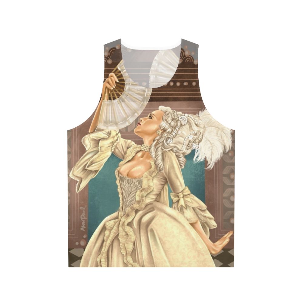 Marie Antoinette inspired unisex tank top