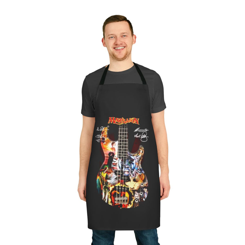 Marillion Inspired Apron with Guitar Signatures