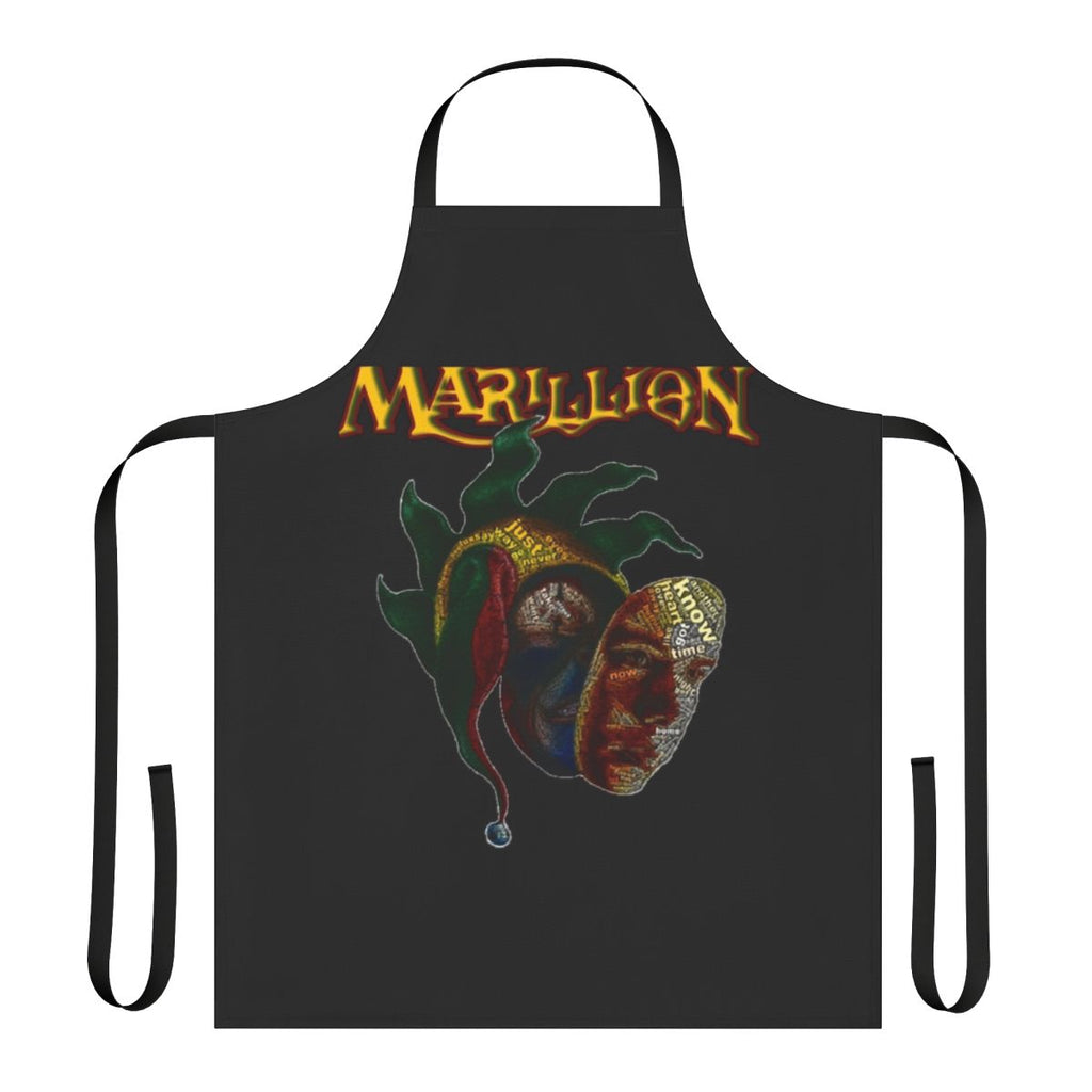 Marillion-inspired apron featuring the iconic Market Square Heroes album artwork
