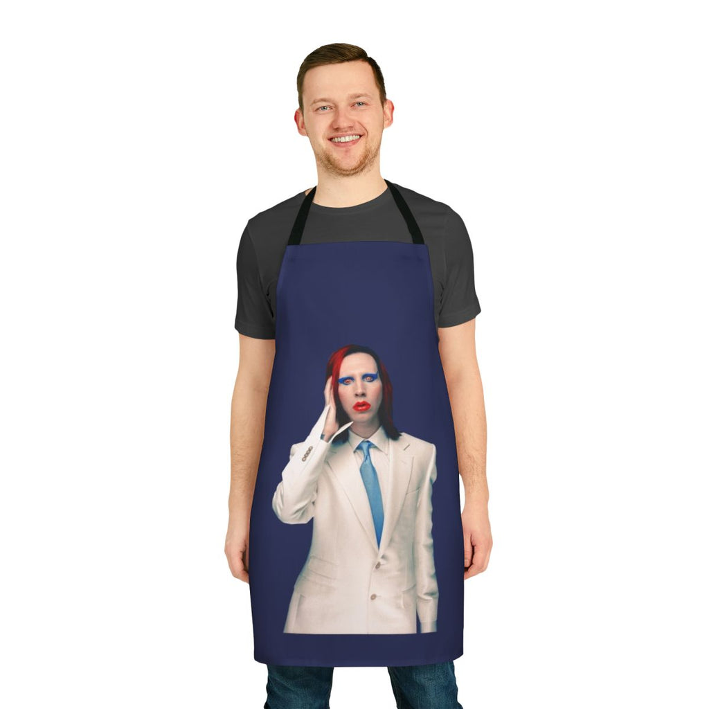 Marilyn Manson Mechanical Animals inspired apron