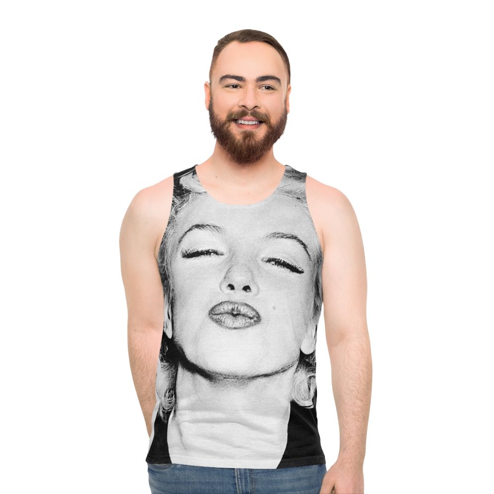 Vintage Marilyn Monroe Black and White Tank Top