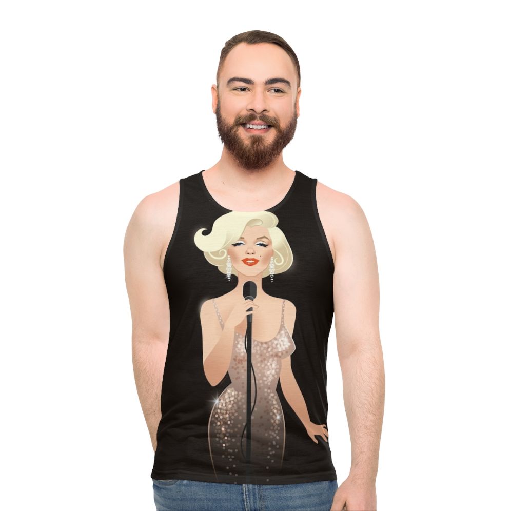 Marilyn Monroe "Happy Birthday Mr. President" Unisex Tank Top
