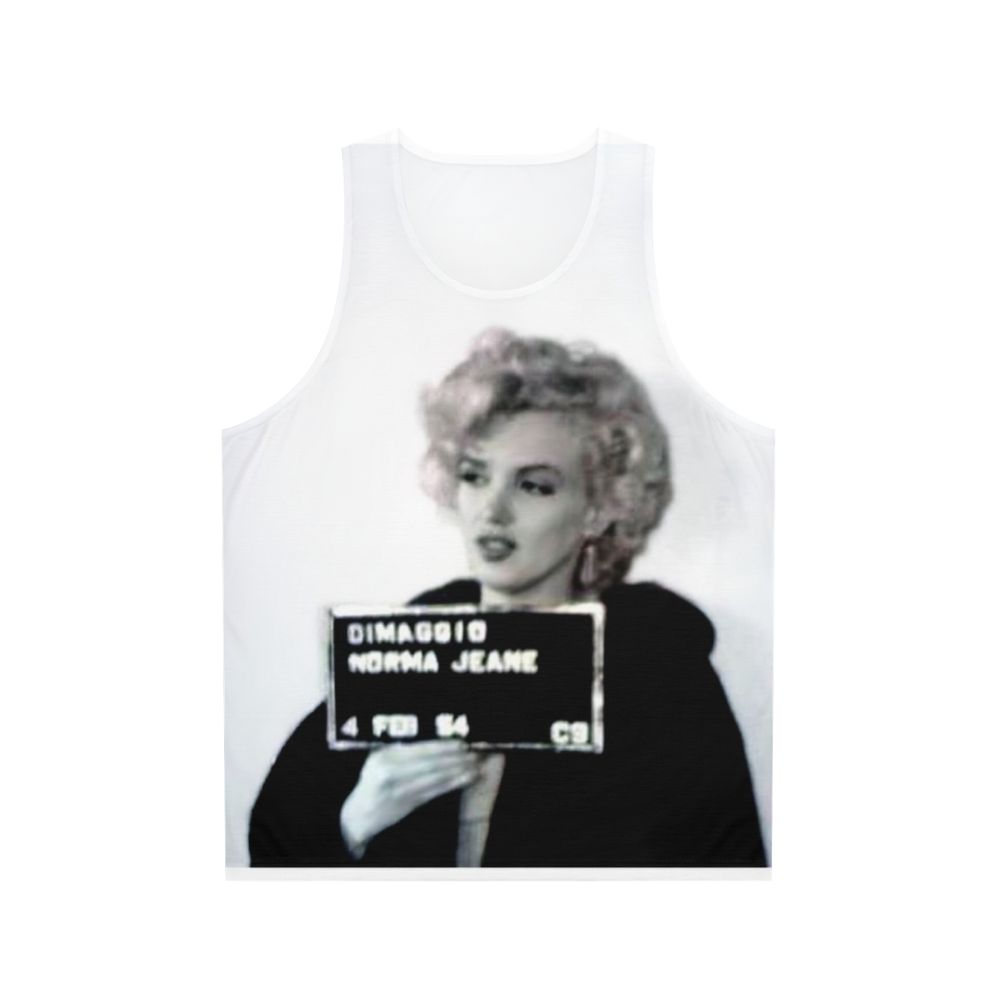 Marilyn Monroe Mugshot Unisex Tank Top