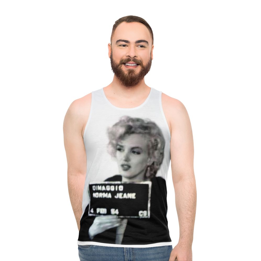 Marilyn Monroe Mugshot Unisex Tank Top