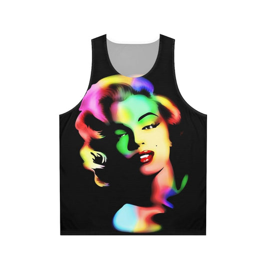 Marilyn Monroe Rainbow Pop Art Unisex Tank Top