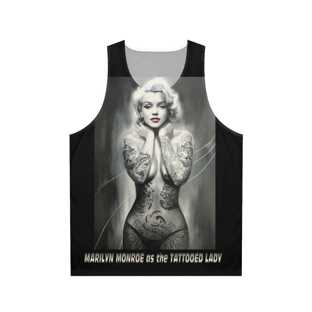 Marilyn Monroe Tattooed Lady Unisex Tank Top