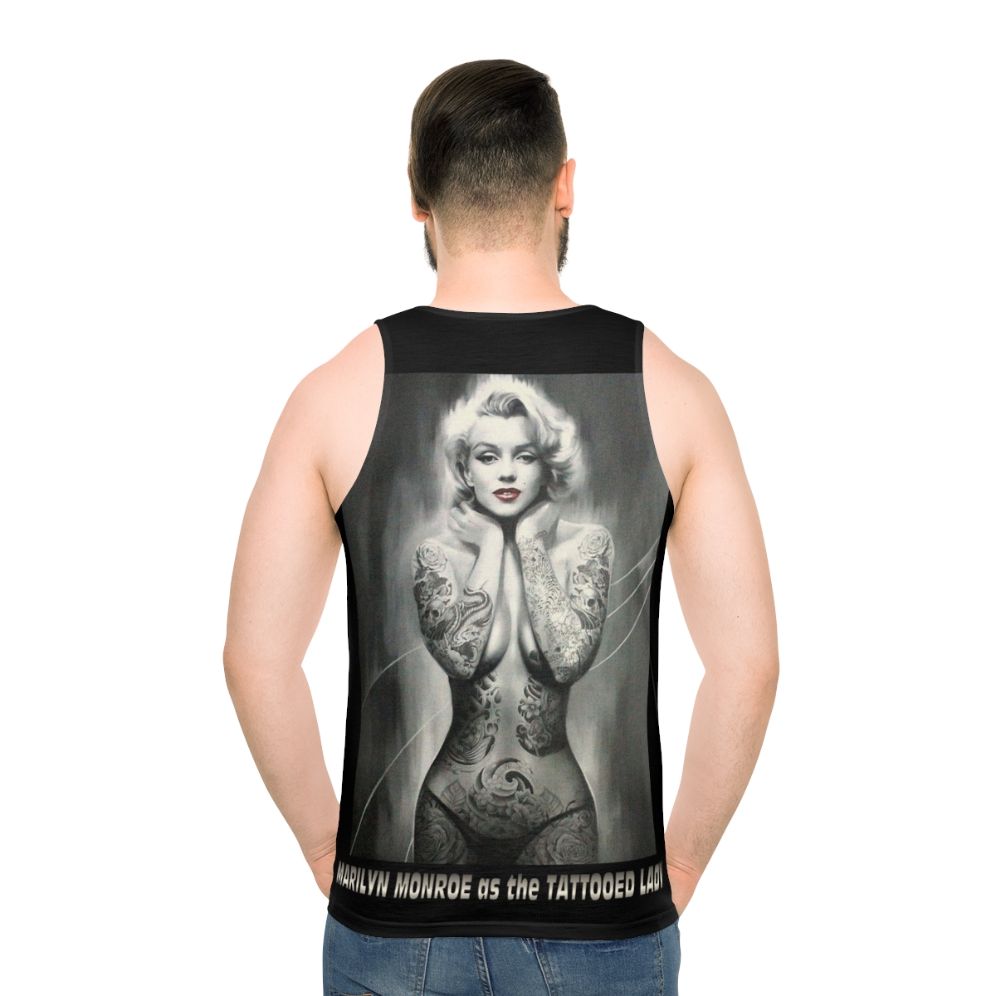 Marilyn Monroe Tattooed Lady Unisex Tank Top