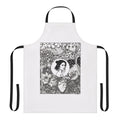 Marina-inspired apron featuring pop art design for music enthusiasts