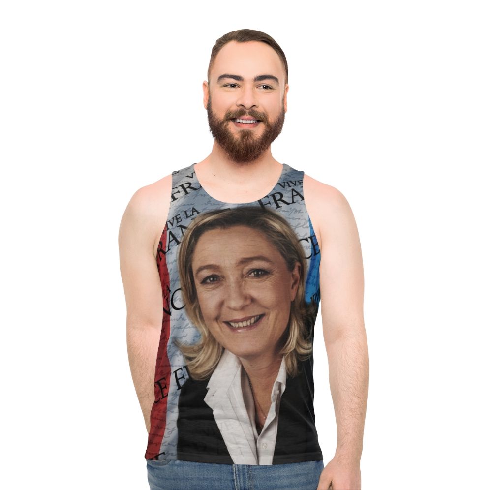 Marine Le Pen France Election Unisex Tank Top