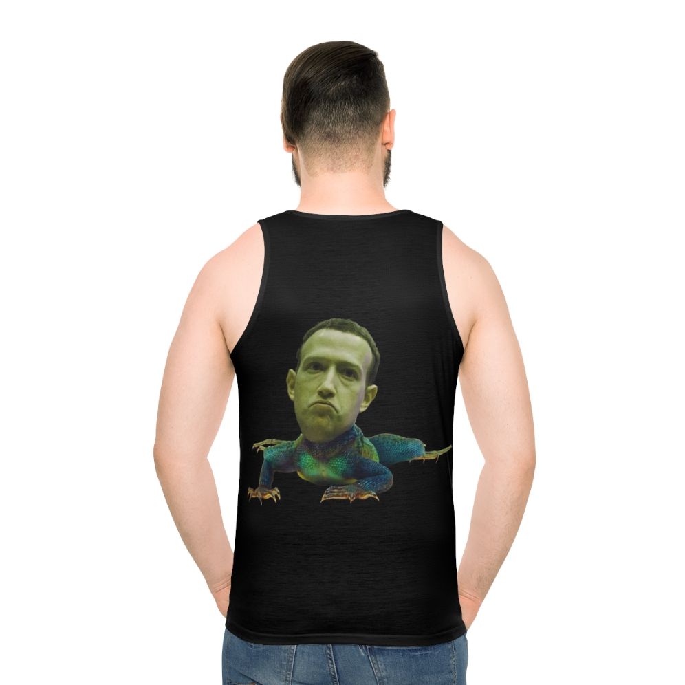Mark Zuckerberg Lizard Person Unisex Tank Top