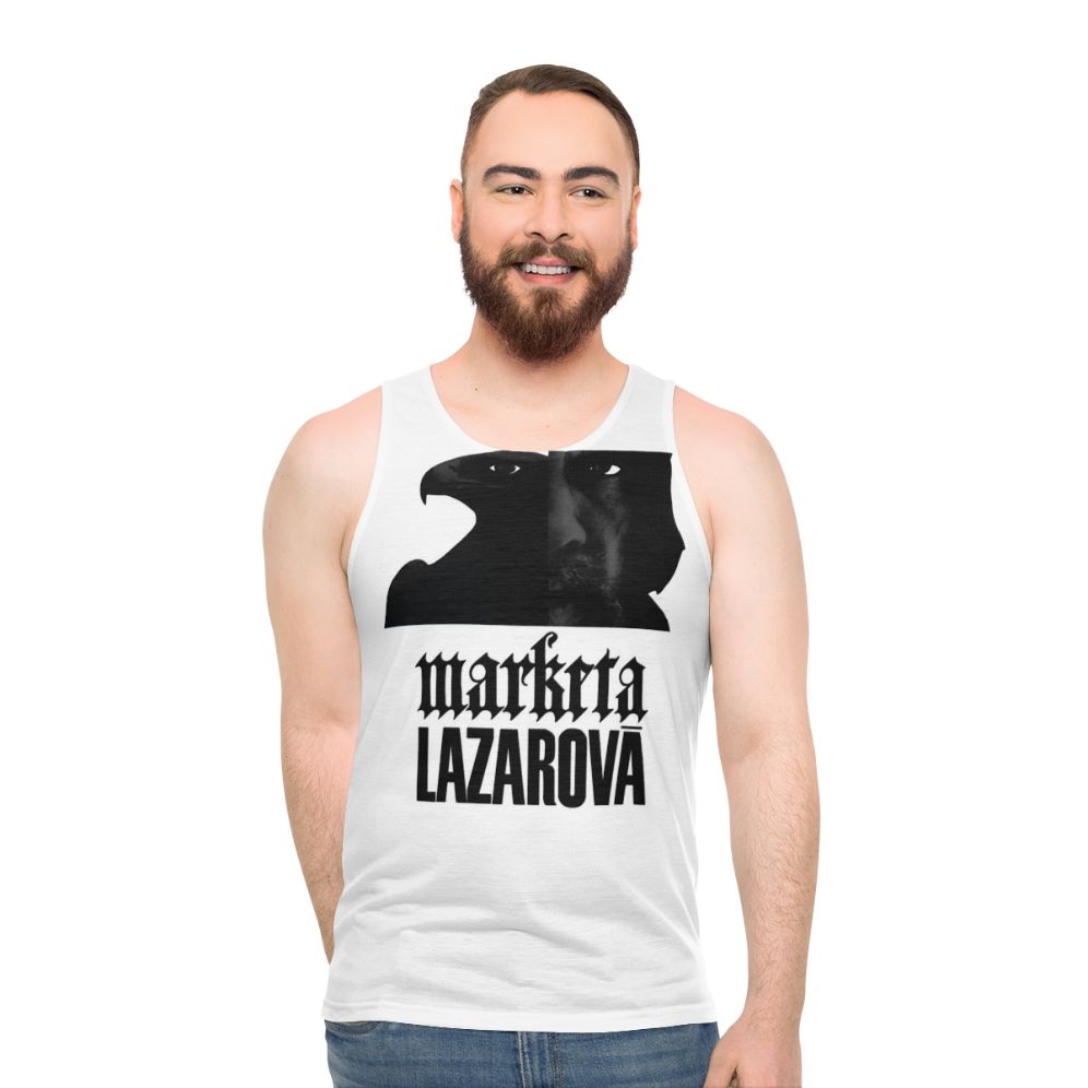 Marketa Lazarova unisex tank top