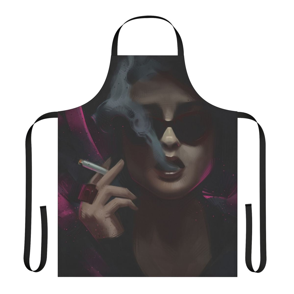 Marla Singer inspired kitchen apron featuring the iconic "Fight Club" movie design