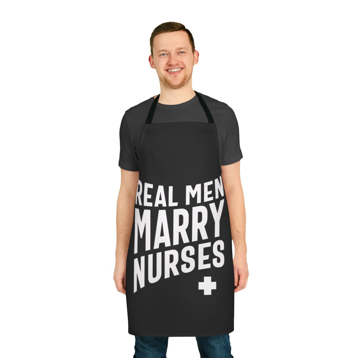 Marry a Nurse Apron - Funny Apron for Nursing Spouses