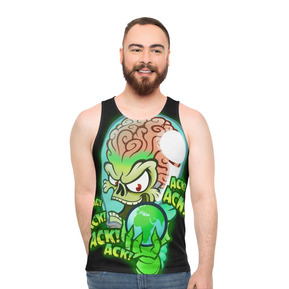 Unisex 'Mars Attacks' sci-fi movie themed tank top