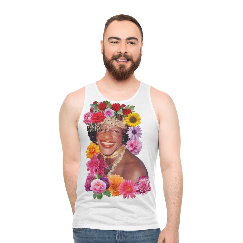 Unisex Marsha P Johnson Flower Power Tank Top