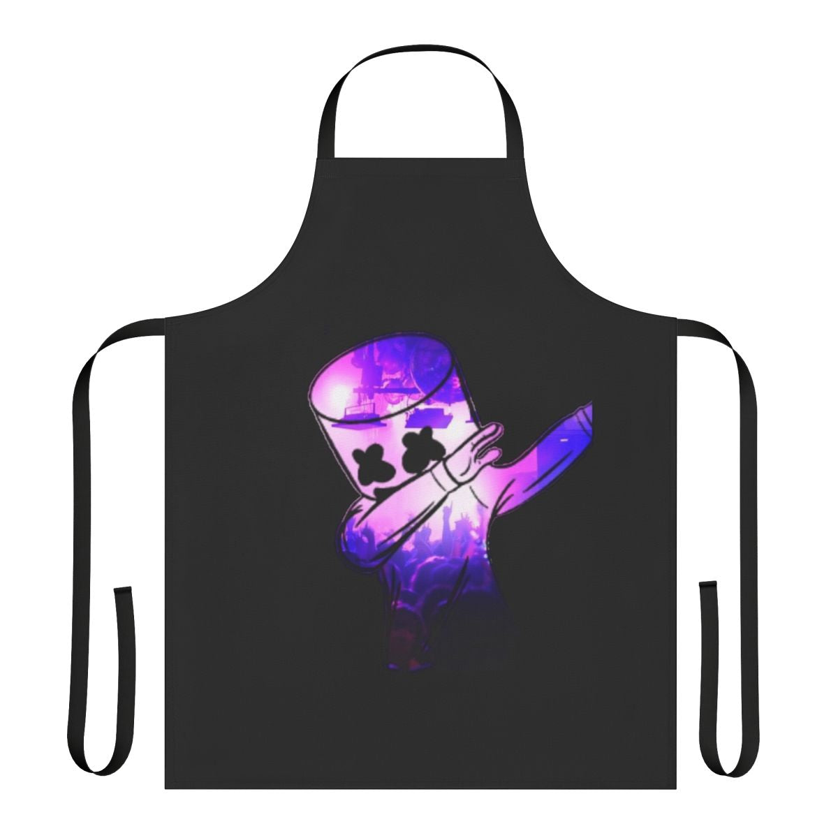 Marshmello-Inspired DJ Apron for Electronic Music Festivals and Raves