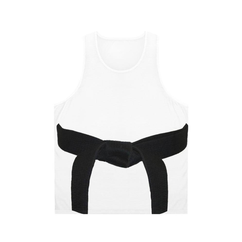 Martial arts black belt unisex tank top