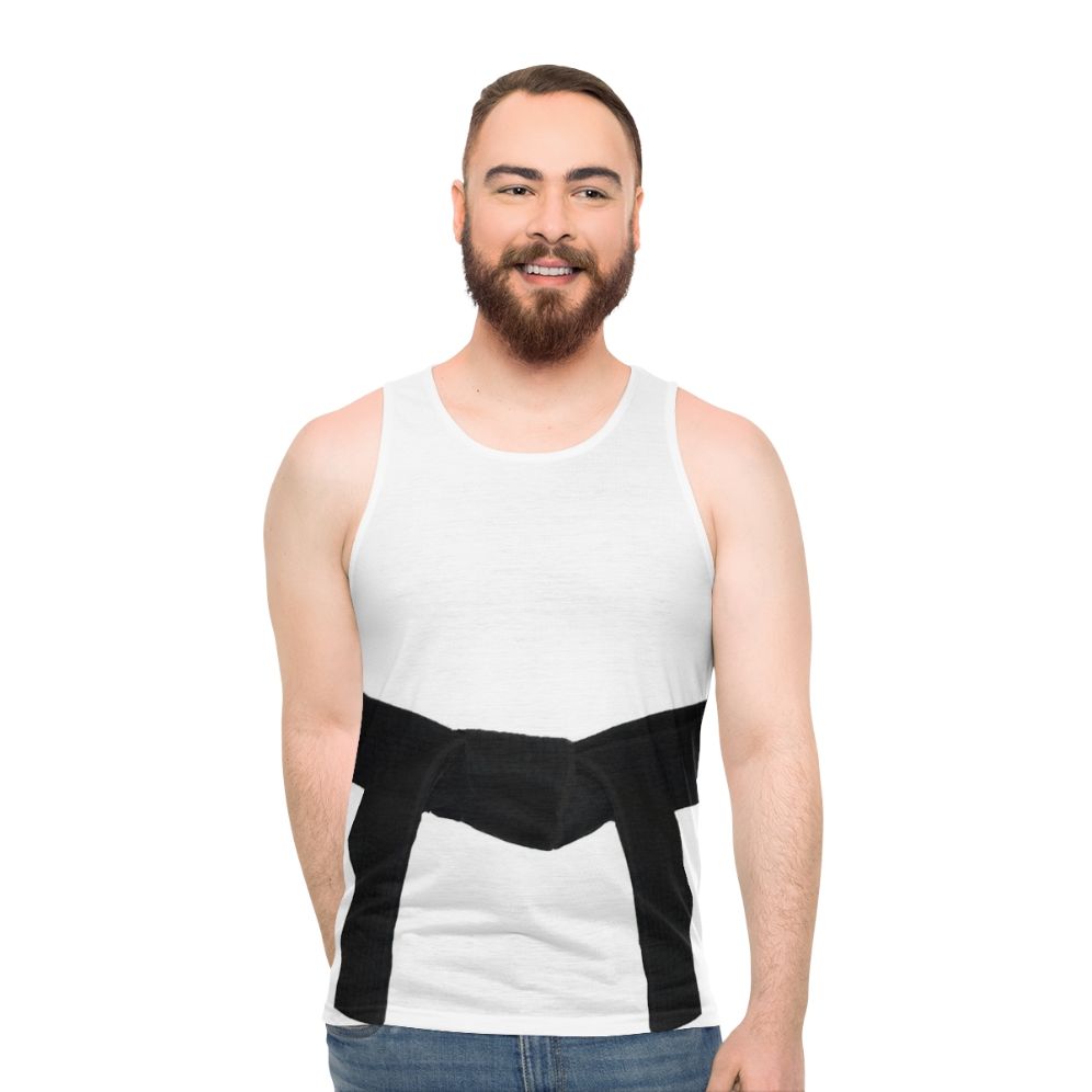 Martial arts black belt unisex tank top