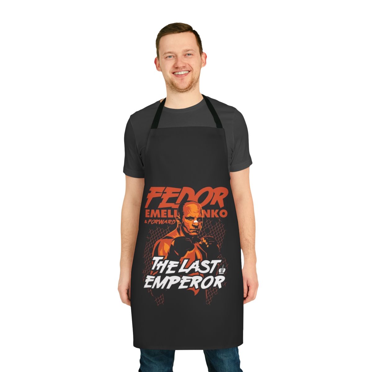 Fedor Emelianenko inspired apron for martial arts experts and MMA fans