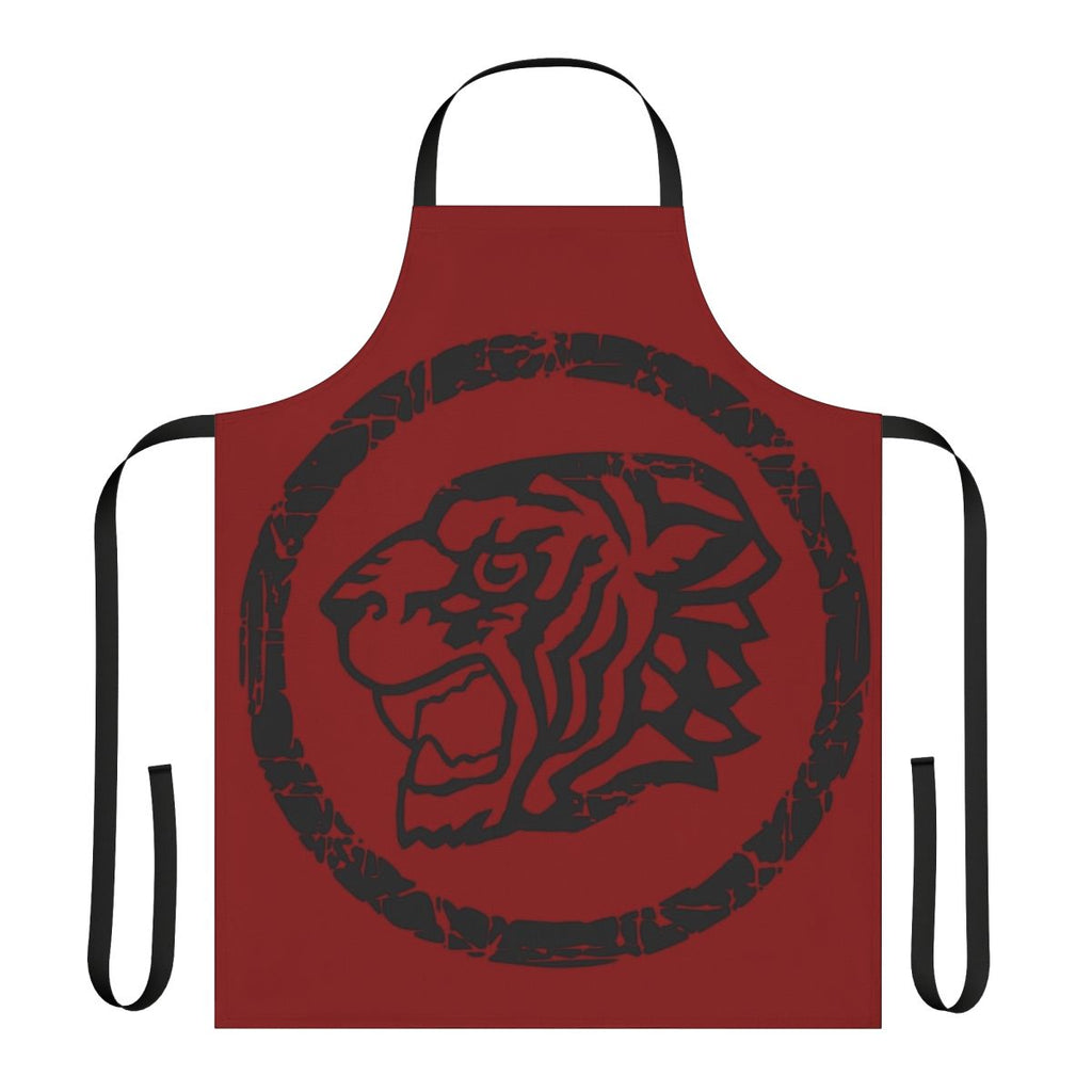 Sandokan-themed apron featuring the Mompracem flag design, perfect for martial arts enthusiasts