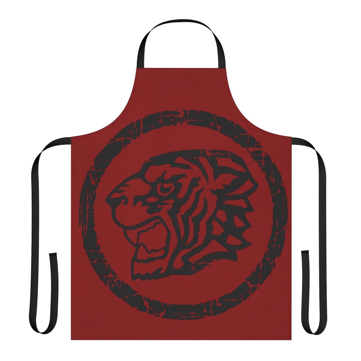 Sandokan-themed apron featuring the Mompracem flag design, perfect for martial arts enthusiasts