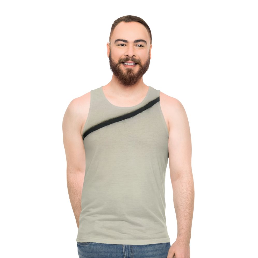 Martin Barre, Jethro Tull guitarist, wearing unisex tank top