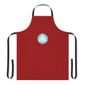 Marvel-inspired apron with an arc reactor design