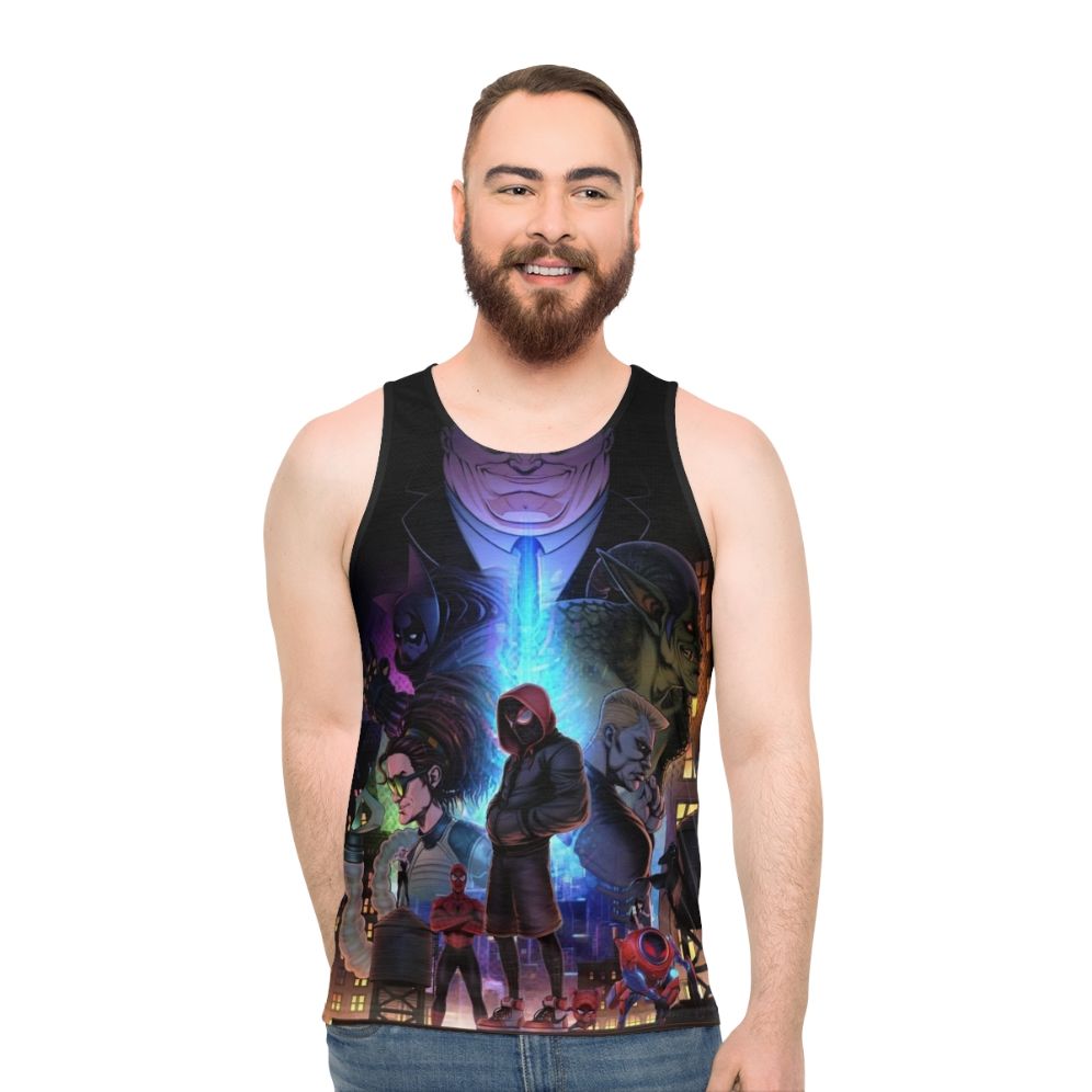 Marvel Spider-Man Into The Spider-Verse Unisex Tank Top