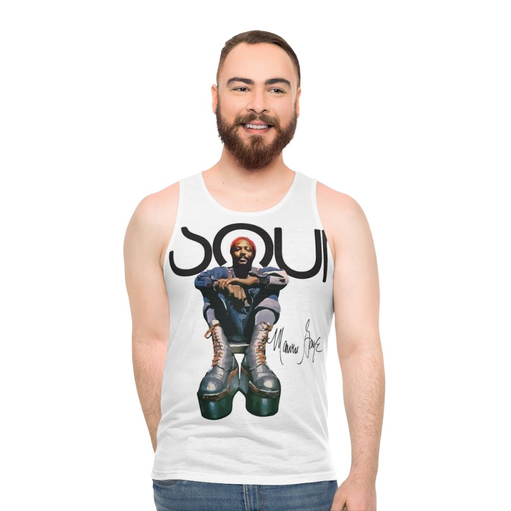 Marvin Gaye Soul Music Unisex Tank Top