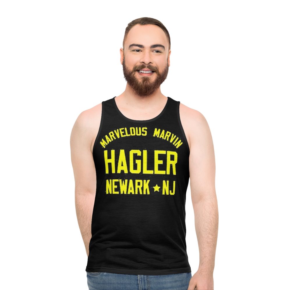 Marvin Hagler boxing tank top