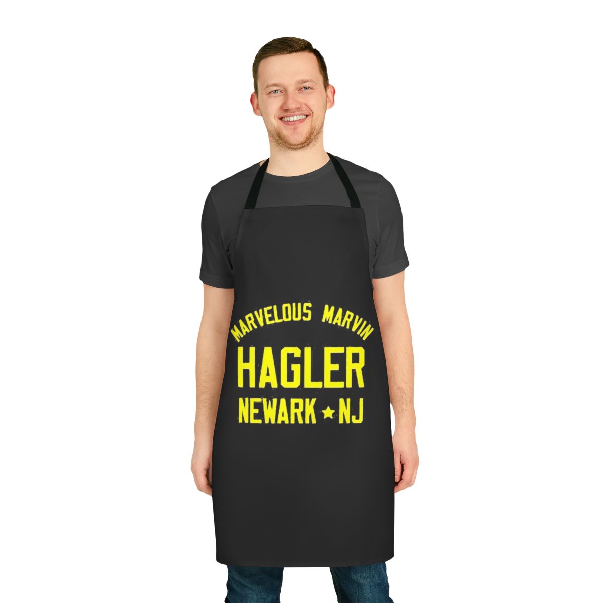 Marvin Hagler Inspired Boxing Apron