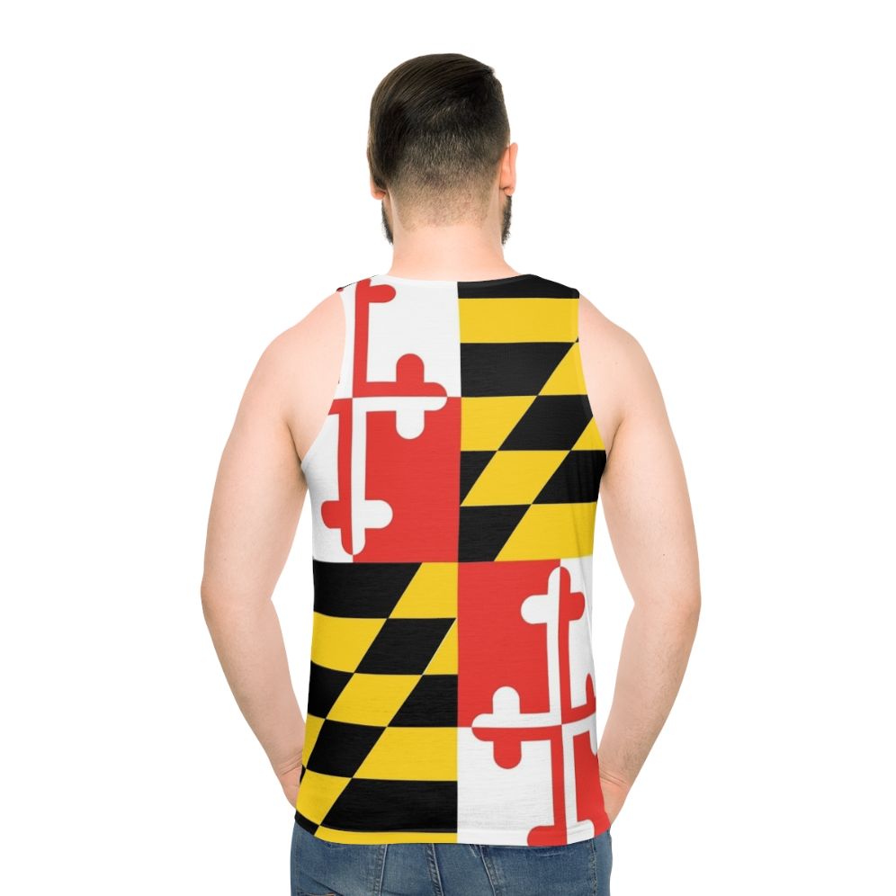 Maryland flag unisex tank top