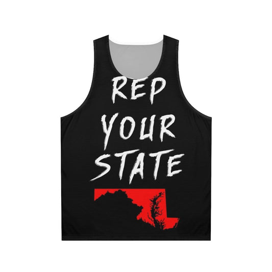 Unisex Maryland state pride tank top