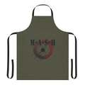 MASH-inspired apron with military and medical themed graphics